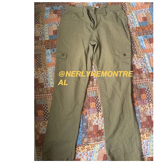 Olive Green pants - Picture 1 of 2
